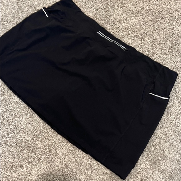Athleta Skort Bundle 2X Black + Aqua Athletic Skirts Built-In Shorts Activewear - Picture 11 of 15
